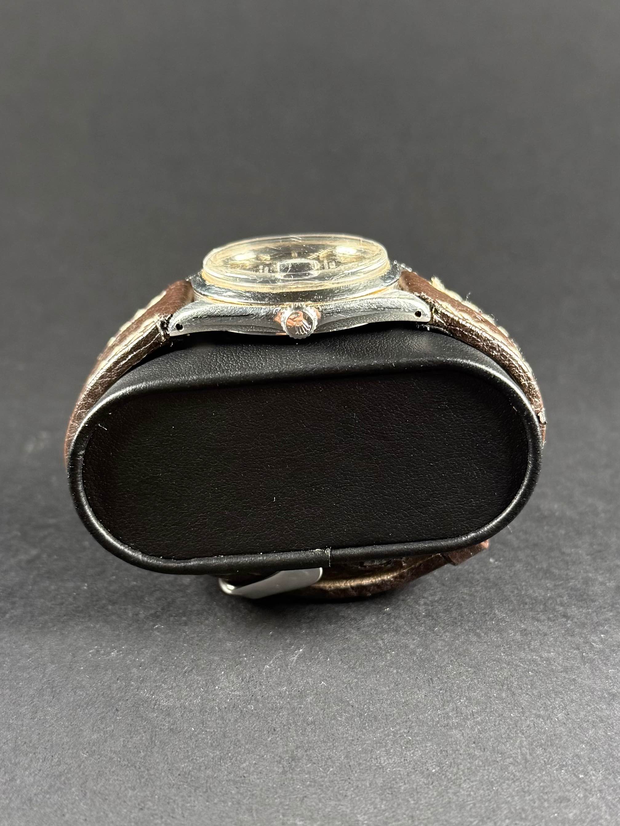 Tudor Prince Oysterdate lateral derecho, corona firmada y caja de acero